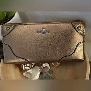 Coach Shimmering Bronze wallet